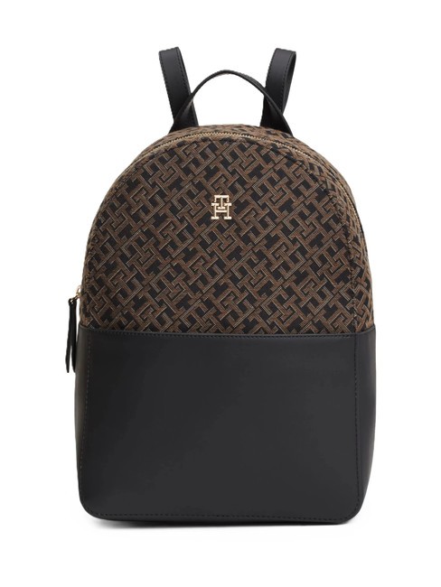 TOMMY HILFIGER JACQUARD  Damenrucksack Schwarz - Damentaschen