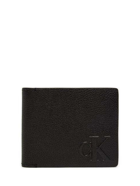 CALVIN KLEIN CK JEANS LOGO EMBOSS Ledergeldbörse pvh schwarz - Brieftaschen Herren