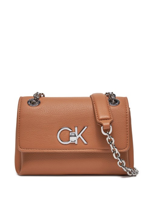 CALVIN KLEIN RE-LOCK Schulter-/Crossbody-Minitasche Löwe - Damentaschen