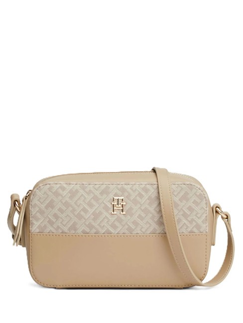 TOMMY HILFIGER JACQUARD  Mini-Umhängetasche Beige - Damentaschen