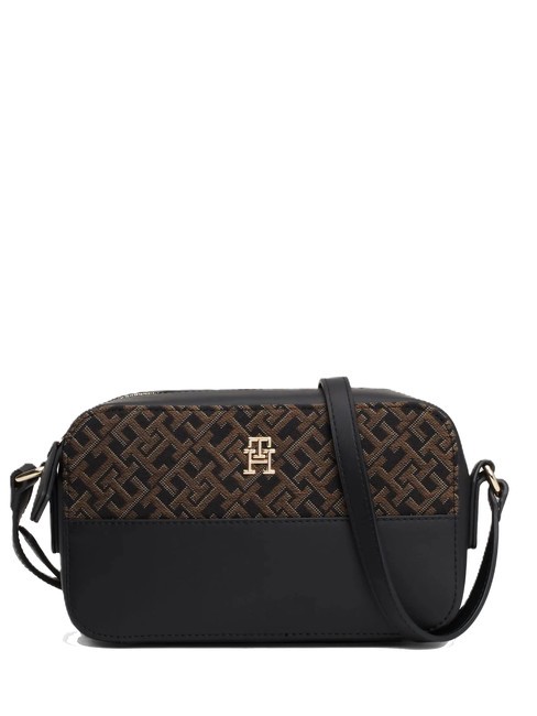 TOMMY HILFIGER JACQUARD  Mini-Umhängetasche Schwarz - Damentaschen