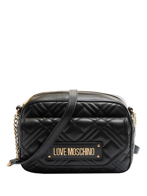 LOVE MOSCHINO QUILTED  Mini-Kameratasche über der Schulter Schwarz - Damentaschen