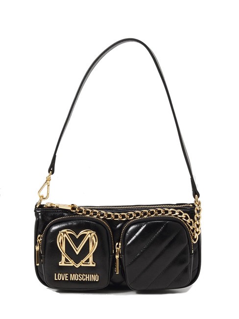 LOVE MOSCHINO CITY POCKETS Gesteppte Umhängetasche Schwarz - Damentaschen