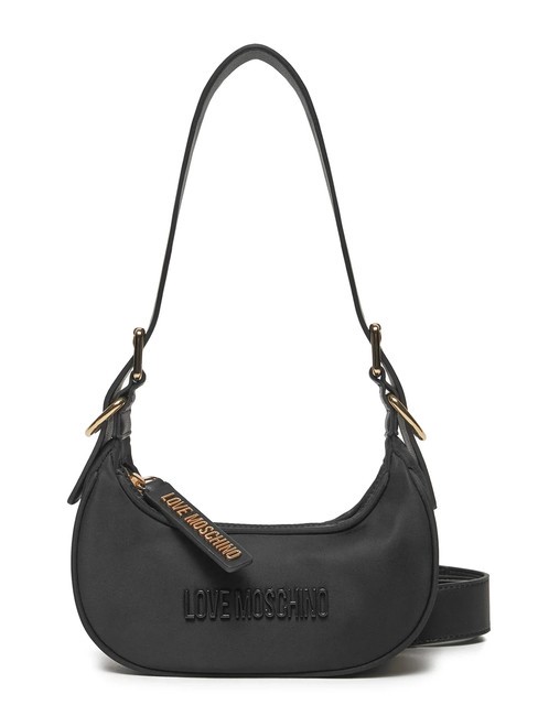 LOVE MOSCHINO EASY Umhängetasche aus Nylon Schwarz - Damentaschen