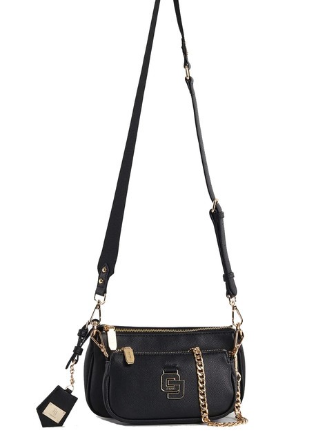 GAUDÌ CARRIE Tasche mit abnehmbarer Clutch SCHWARZ - Damentaschen