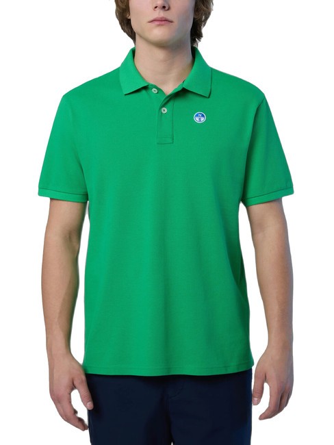 NORTH SAILS BASIC Kurzarm-Poloshirt aus Baumwolle grüne Biene - Herren-Polo-Shirts/Herren-Polo-Shirt/Herrenpoloshirt/Herrenpoloshirts