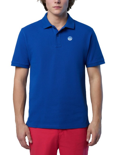 NORTH SAILS BASIC Kurzarm-Poloshirt aus Baumwolle Meerblau - Herren-Polo-Shirts/Herren-Polo-Shirt/Herrenpoloshirt/Herrenpoloshirts