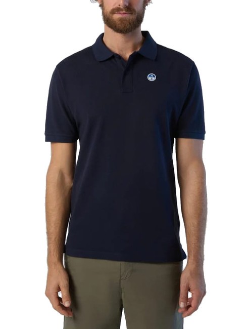 NORTH SAILS BASIC Kurzarm-Poloshirt aus Baumwolle Navy blau - Herren-Polo-Shirts/Herren-Polo-Shirt/Herrenpoloshirt/Herrenpoloshirts