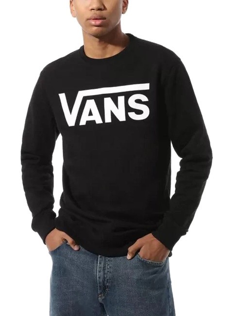 VANS VANS CLASSIC Sweatshirt aus Baumwolle mit Rundhalsausschnitt Schwarz-Weiss - Sweatshirts Herren