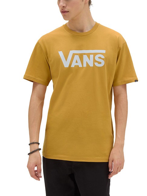 VANS CLASSIC Kurzarm-T-Shirt aus Baumwolle Narzisse/weiß - Herren-T-Shirts