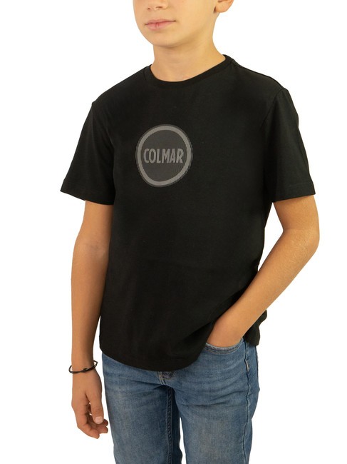 COLMAR FRIDA KIDS Baumwoll-T-Shirt mit Logo Schwarz - Kinder-T-Shirt