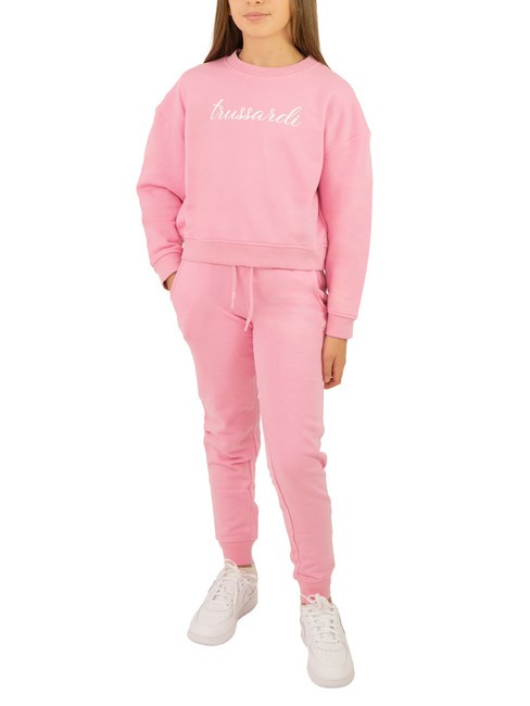 TRUSSARDI HEIN Trainingsanzug aus Sweatshirt und Hose Beconia rosa - Trainingsanzüge für Kinder