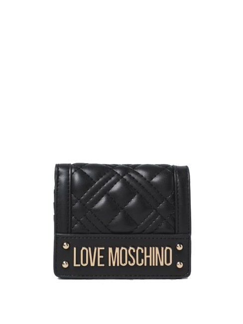 LOVE MOSCHINO QUILTED S Geldbörse Schwarz - Brieftaschen Damen