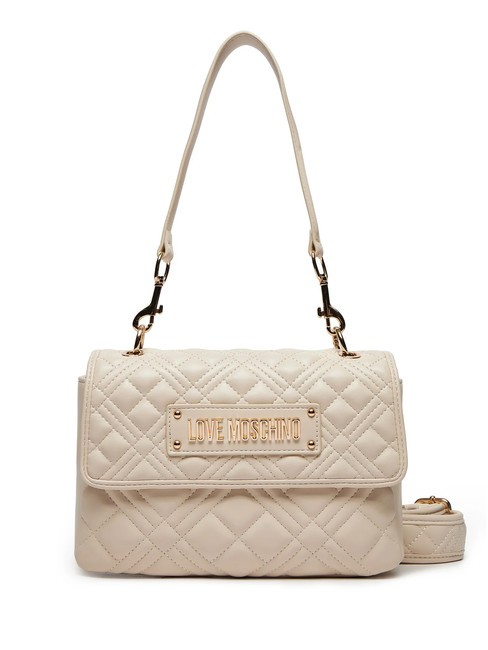 LOVE MOSCHINO QUILTED  Gesteppte Handtasche Elfenbein - Damentaschen