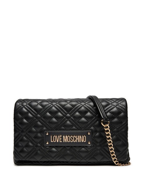 LOVE MOSCHINO QUILTED Crossbody Umhängetasche Schwarz - Damentaschen