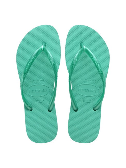 HAVAIANAS Infradito SCHLANK metallisches virtuelles Grün - Damenschuhe