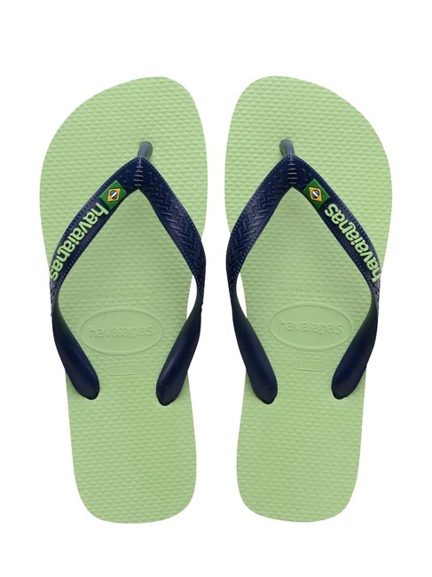 HAVAIANAS BRASIL LOGO Flip-Flops für Herren Zitronengras - Schuhe Unisex