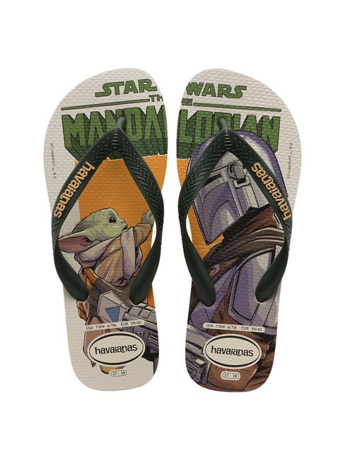 HAVAIANAS STAR WARS Flip Flops beige/dunkelgrün - Herrenschuhe