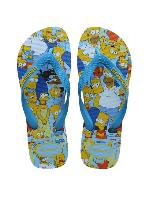 HAVAIANAS SIMPSONS Flip-Flops Türkis - Schuhe Unisex