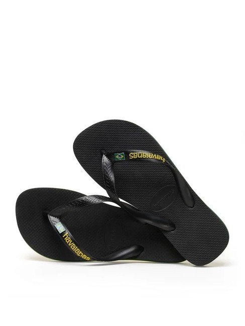 HAVAIANAS BRASIL LAYERS Flip Flops SCHWARZ - Schuhe Unisex