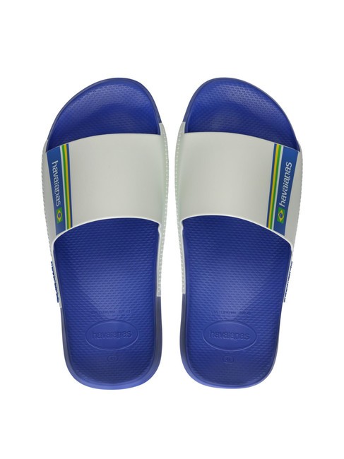 HAVAIANAS SLIDE BRASIL Gummipantoffeln marineblu - Herrenschuhe