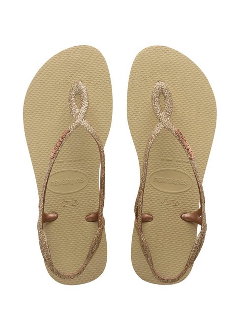 HAVAIANAS LUNA PREMIUM II Flip-Flop-Sandalen SAND / GRAU - Damenschuhe