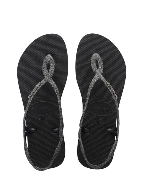 HAVAIANAS LUNA PREMIUM II Flip-Flop-Sandalen schwarz/dunkelgrau - Damenschuhe