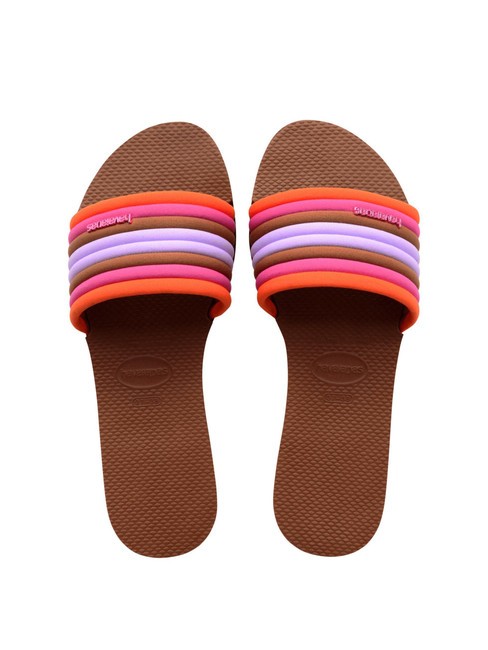 HAVAIANAS YOU MALTA COOL Slipper-Sandale Rost - Damenschuhe