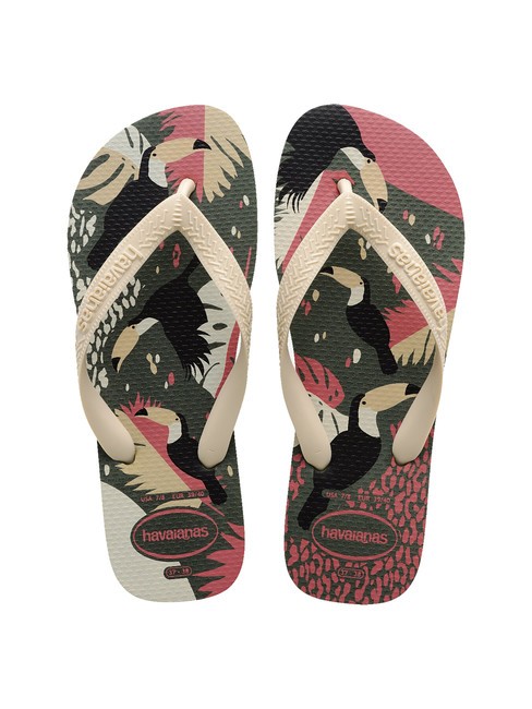 HAVAIANAS TOP TROPICAL VIBES Flip-Flops olivgrün - Damenschuhe