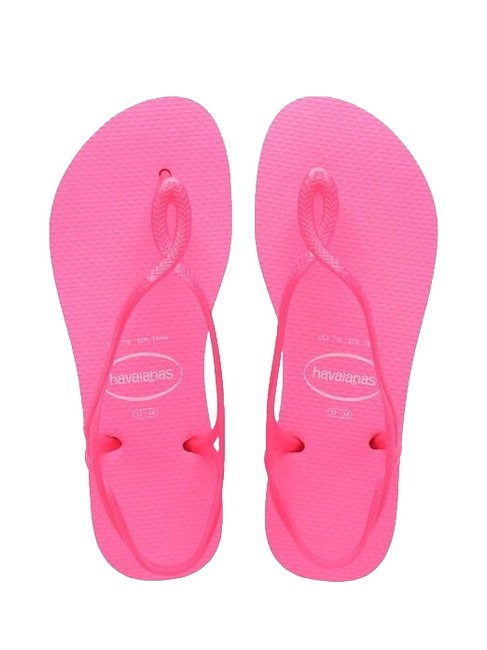 HAVAIANAS LUNA NEON Flip-Flop-Sandale pinkflux - Damenschuhe