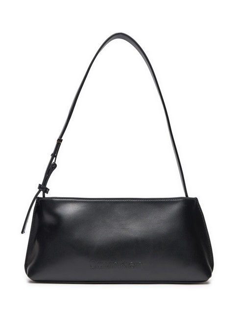 CALVIN KLEIN EMBOSSED CALVIN  Umhängetasche ck schwarz - Damentaschen