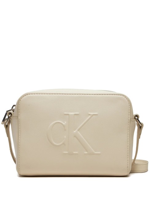 CALVIN KLEIN CK JEANS SCULPTED Mini-Kameratasche mit Schultergurt grauer Morgen - Damentaschen