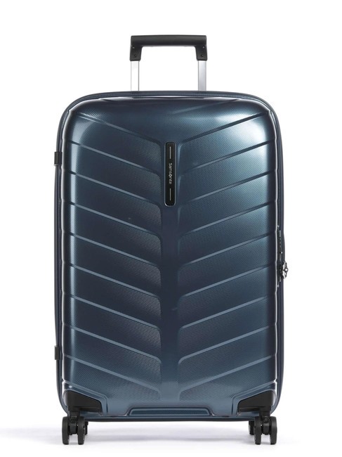 SAMSONITE ATTRIX Mittelgroßer Trolley Stahlblau - Harte Trolleys