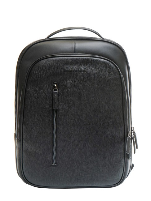 MOMO DESIGN DOLLARO  Laptop-Rucksack aus Leder Schwarz - Rucksäcke für Schule &amp; Freizeit