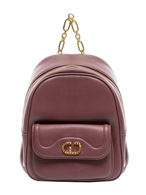 GAUDÌ CLAUDIE Rucksack mit Kettengriff Wein - Damentaschen