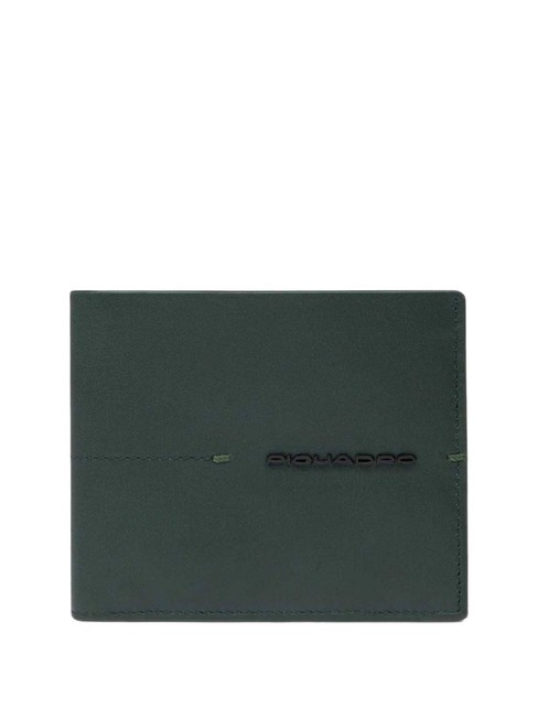 PIQUADRO W135 Ledergeldbörse GRÜN - Brieftaschen Herren