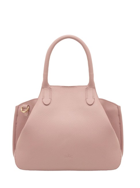 LESAC ALICE Lederhandtasche mit Schultergurt tausendjähriges Rosa - Damentaschen