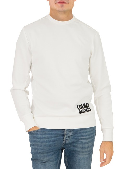 COLMAR TECHNICAL Sweatshirt mit Rundhalsausschnitt und geprägtem Logo Weiß - Sweatshirts Herren