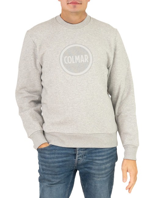 COLMAR MODISH Sweatshirt mit Rundhalsausschnitt und Logo-Print Melangegrau - Sweatshirts Herren