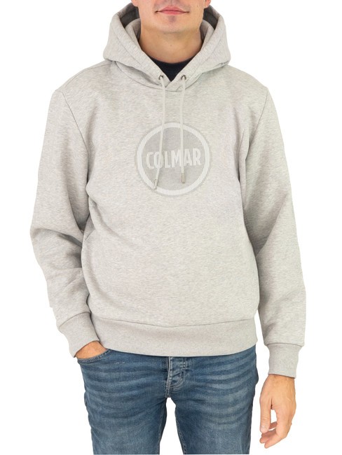 COLMAR MODISH Sweatshirt mit Kapuze und Logo Melangegrau - Sweatshirts Herren