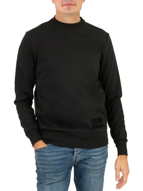 COLMAR TECHNICAL Sweatshirt mit Rundhalsausschnitt und geprägtem Logo Schwarz - Sweatshirts Herren