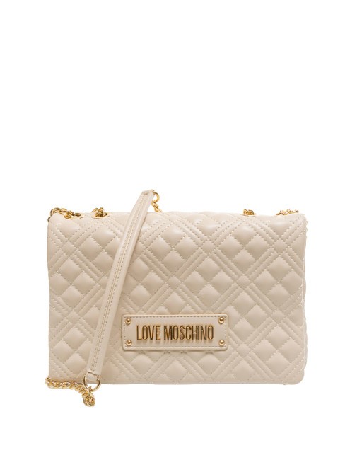 LOVE MOSCHINO QUILTED Umhängetasche Elfenbein - Damentaschen