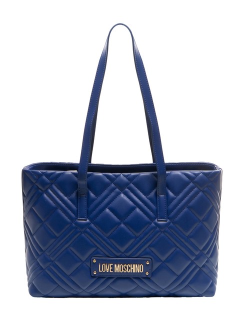 LOVE MOSCHINO QUILTED  Schulter-Shopper Blau - Damentaschen