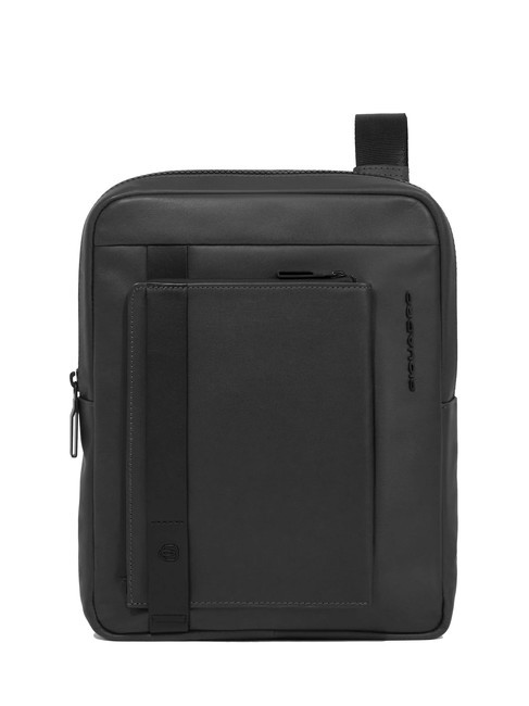 PIQUADRO DAVID Ledertasche für iPad 11 Schwarz - Umhängetaschen Herren