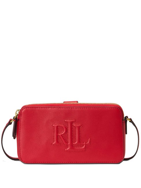 RALPH LAUREN WITLEY Clutch-Geldbörse mit Schultergurt festliches Rot - Damentaschen