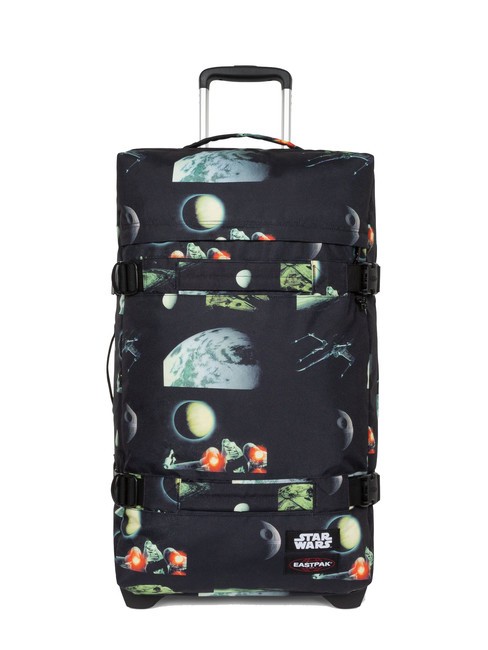 EASTPAK TRANSIT'R L STAR WARS Großer Trolley sw Galaxie schwarz - Halbharte Trolleys