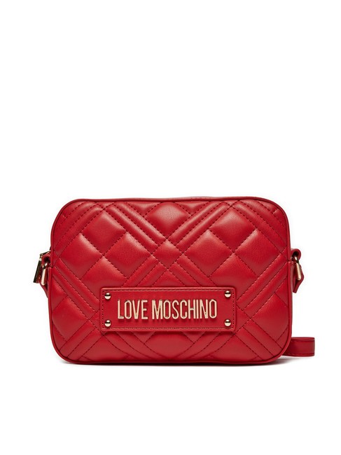 LOVE MOSCHINO QUILTED  Schultertaschenkamera ROT - Damentaschen