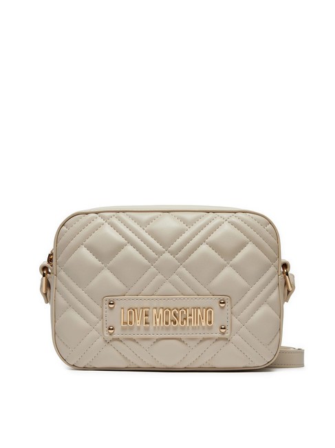 LOVE MOSCHINO QUILTED  Schultertaschenkamera Elfenbein - Damentaschen