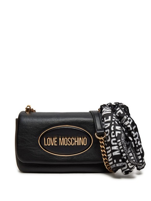 LOVE MOSCHINO FOULARD Mikro-Umhängetasche Schwarz - Damentaschen