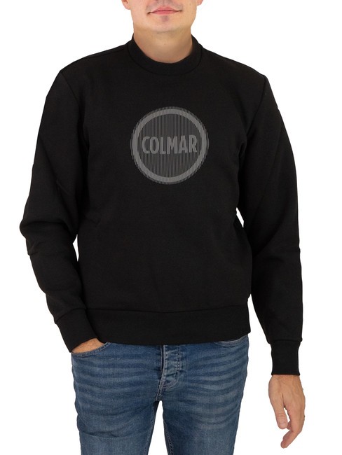 COLMAR MODISH Sweatshirt mit Rundhalsausschnitt und Logo-Print Schwarz - Sweatshirts Herren